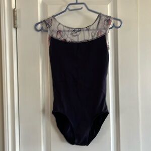 AinslieWear Navy Dance Bodysuit